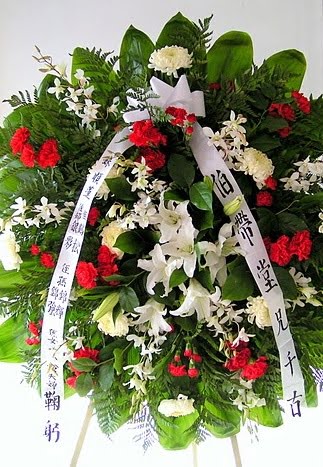 白事花圈悼念