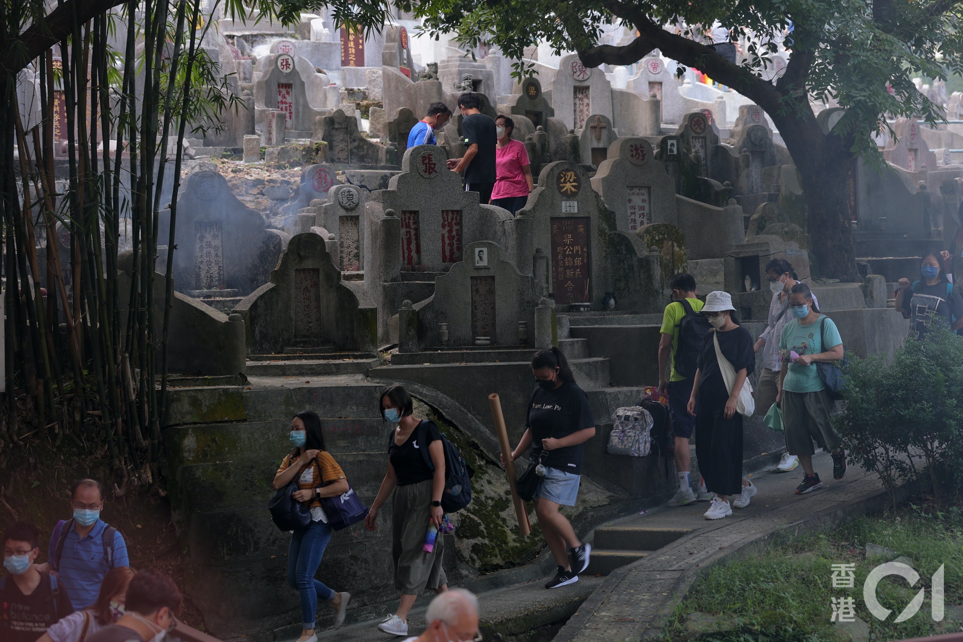 市民重陽節掃墓拜祭