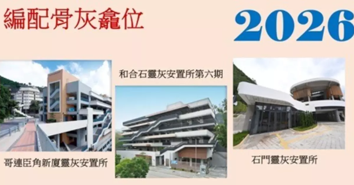 食環署骨灰龕位最新消息2026