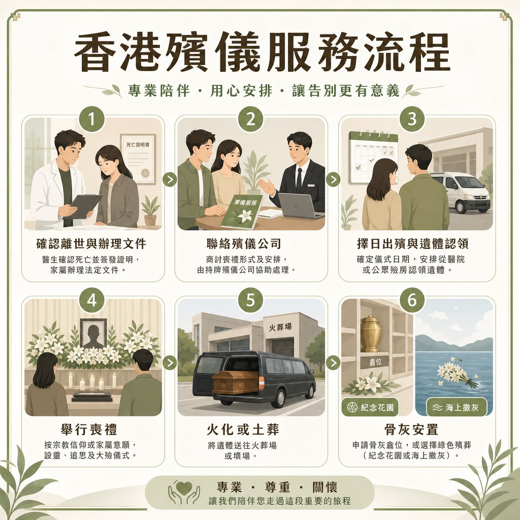 香港殯儀服務安排流程