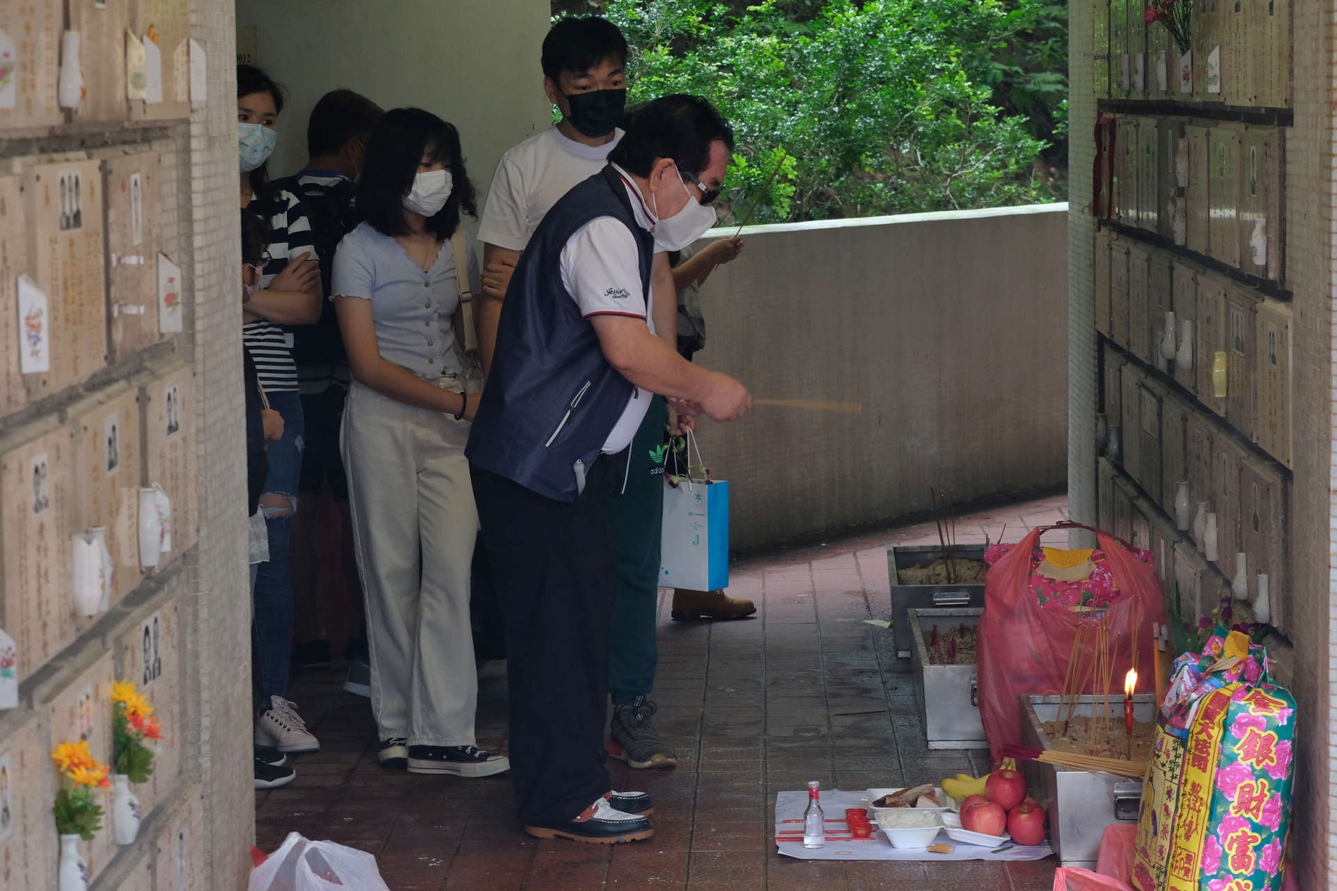 重陽節拜祭場面