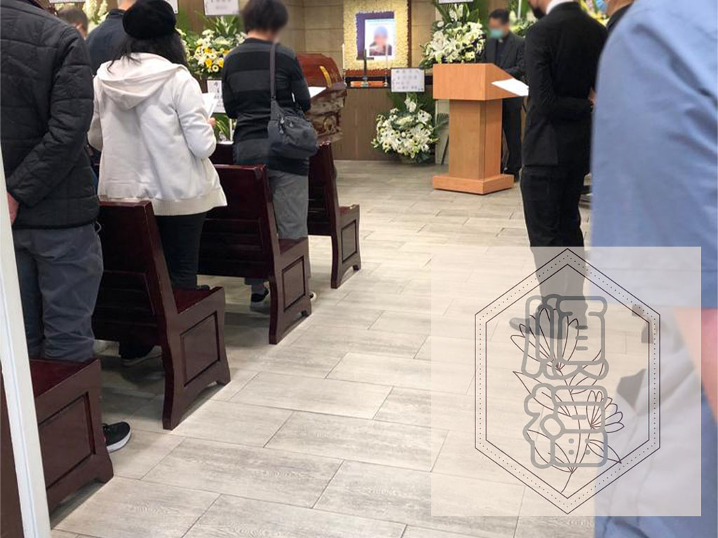 殯儀館守夜現場